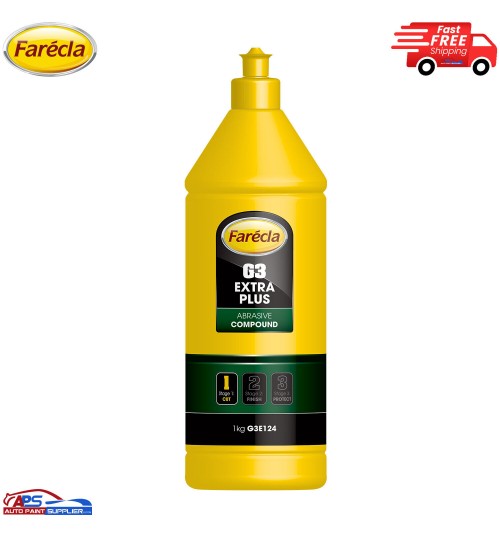 G3E124 Farecla Extra Abrasive Water-Based Cutting Compound Bottle 1-kg